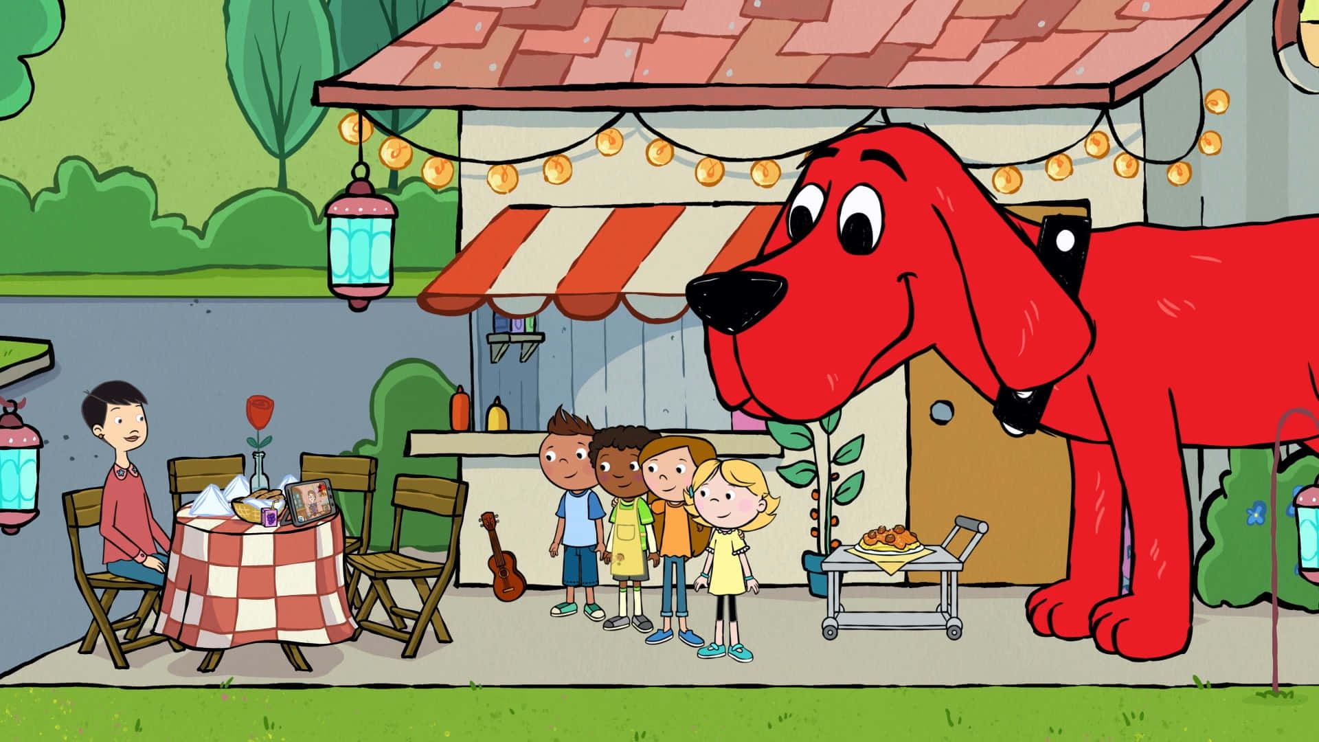 Clifford,der Große Rote Hund, Ist Bereit Für Das Abenteuer!