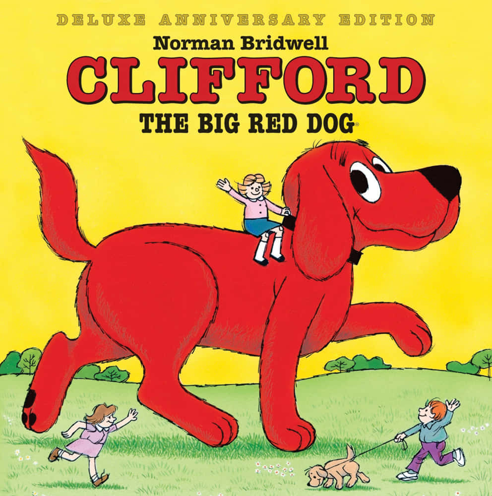 Clifford,der Große Rote Hund, Ist Hier, Um Freude Und Aufregung Zu Verbreiten.