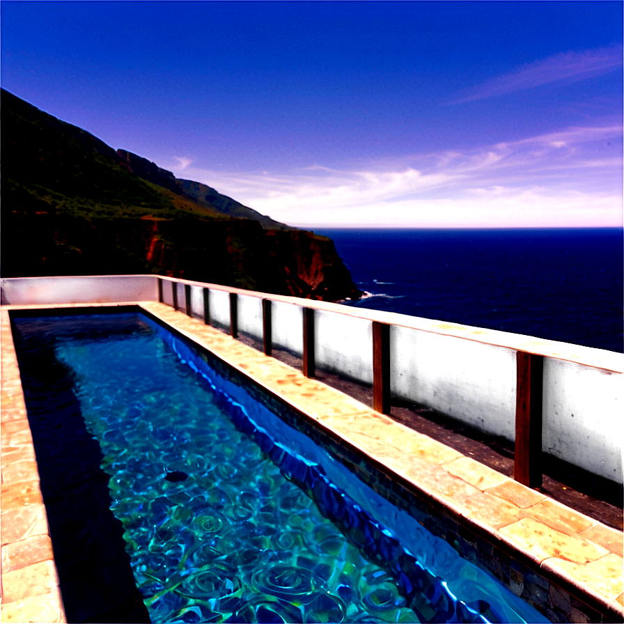 Cliffside Swimming Pool Png 3 PNG