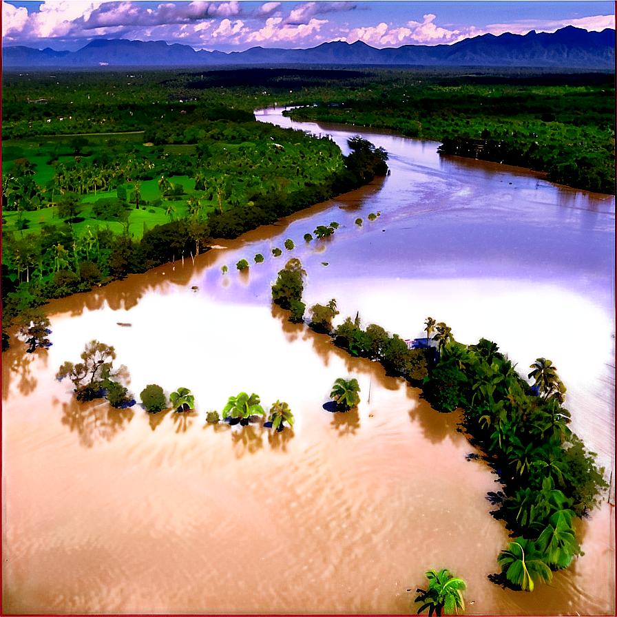 Climate Change Flood Png Sph55 PNG