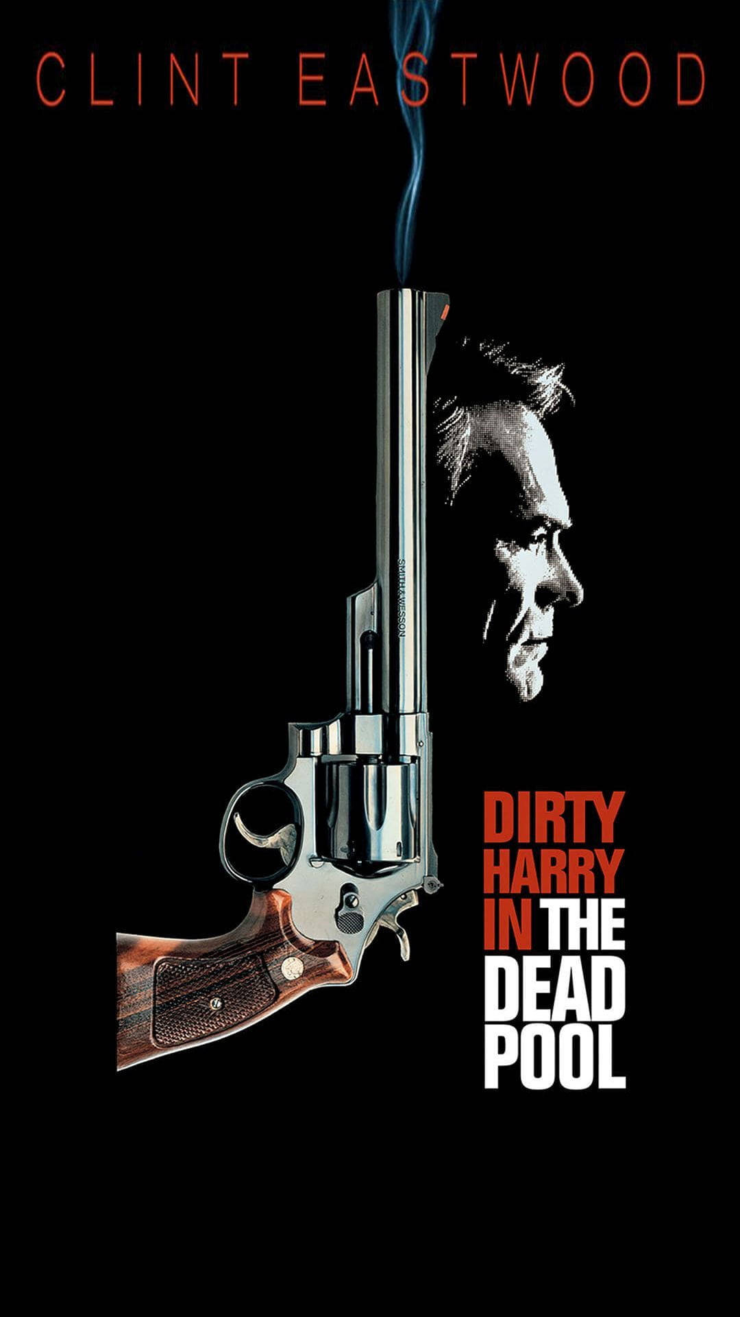 Clinteastwood Revolver Affisch Dirty Harry. Wallpaper