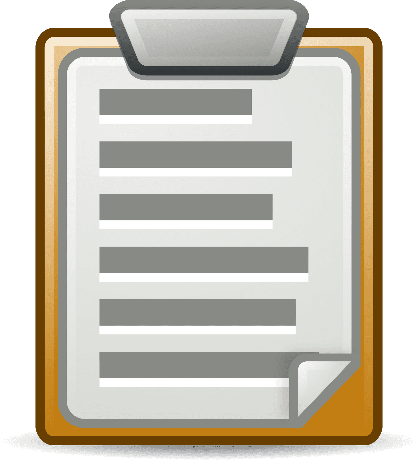 Clipboard Vector Graphic PNG