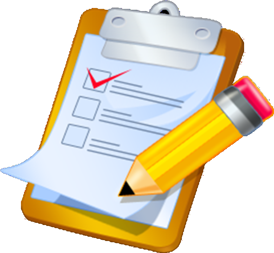 Clipboardand Pencil Icon PNG