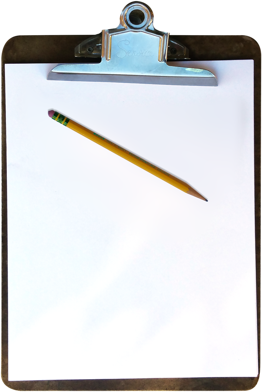 Clipboardwith Pencil PNG