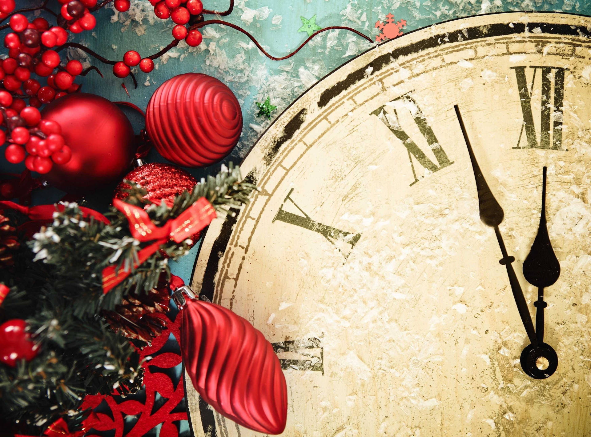 Clock Before New Year