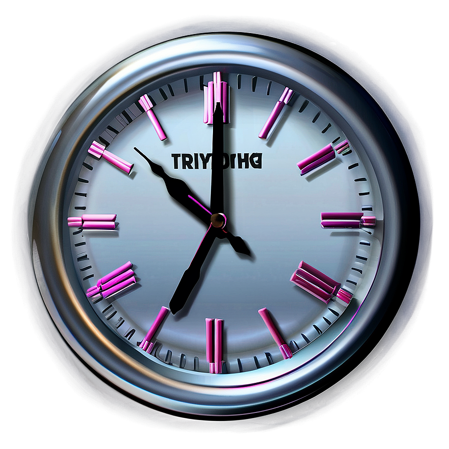 Clock Clipart B PNG