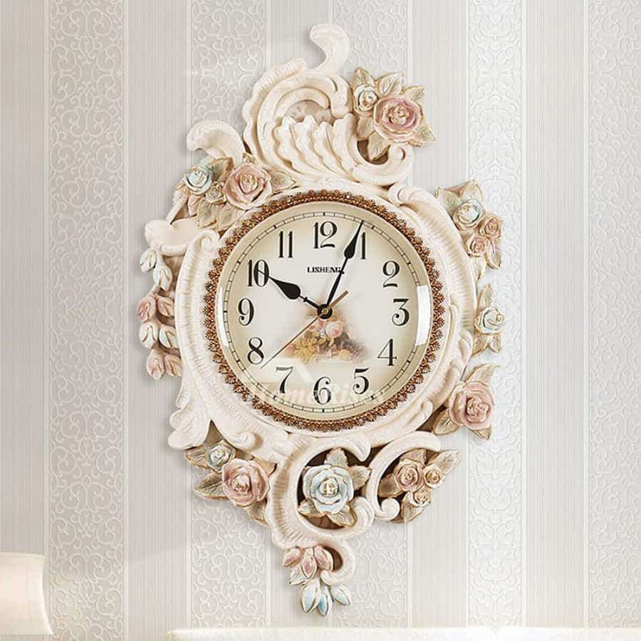 A Traditional Clock Shows the Beauty of Time