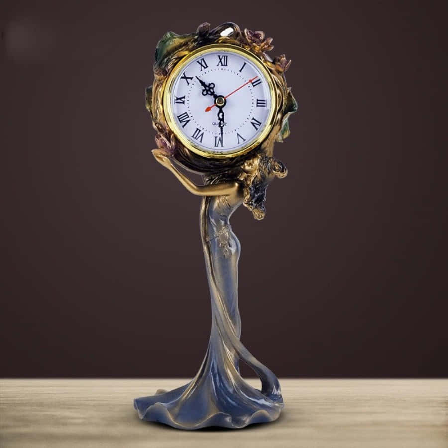 "An intricately detailed clock face that celebrates the beauty of time"