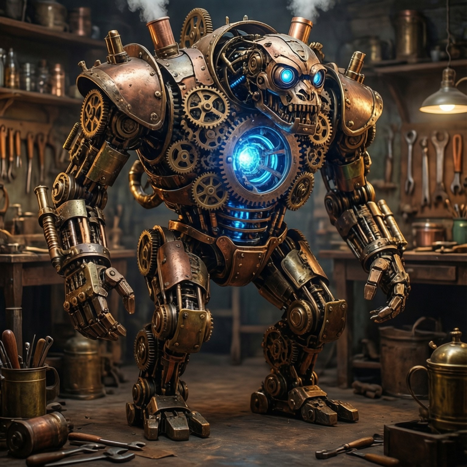 Clockwork Beast Bakgrunner