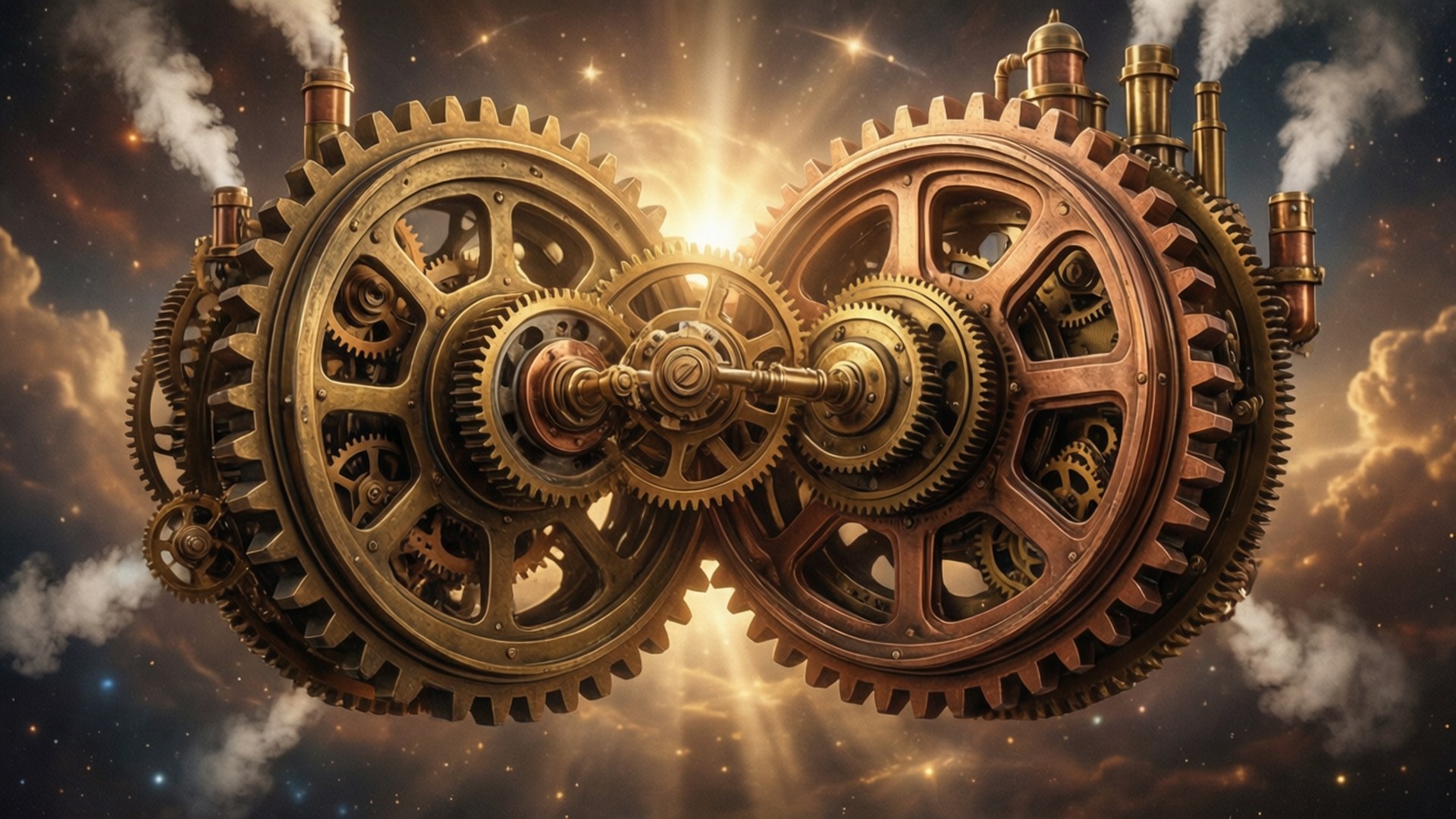 Clockwork Binary Stars Wallpapers