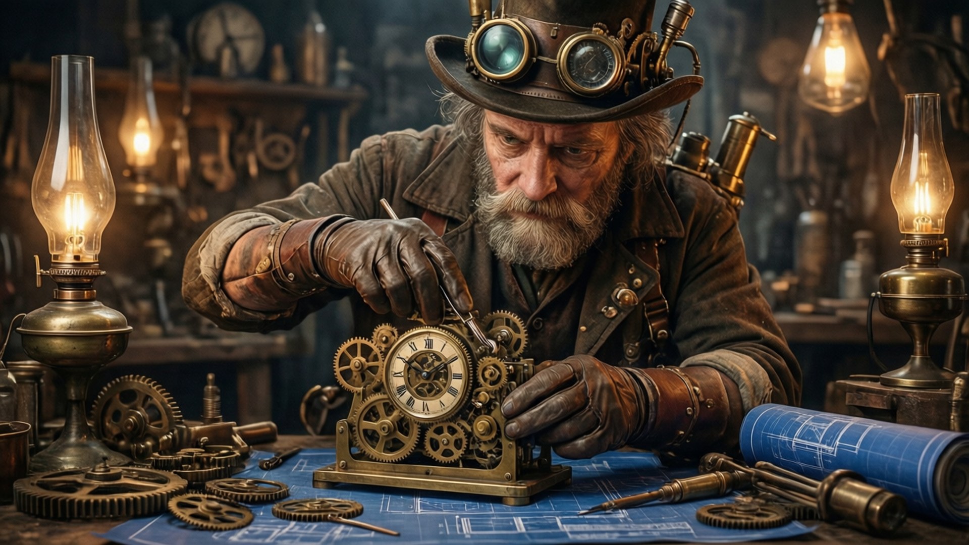 Clockwork Inventor Fonds d'écran