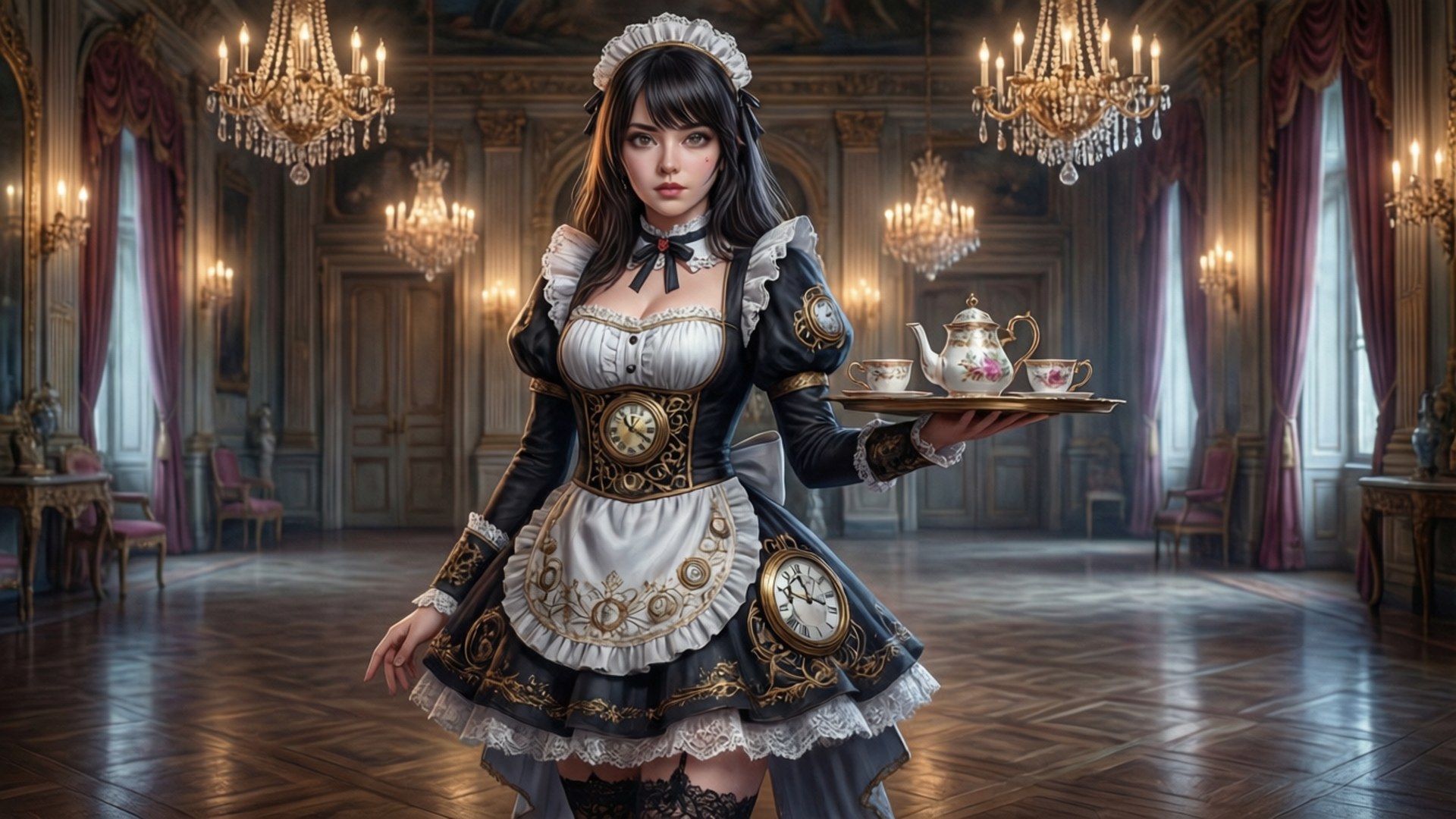 Clockwork Maid Elegance Taustakuvat