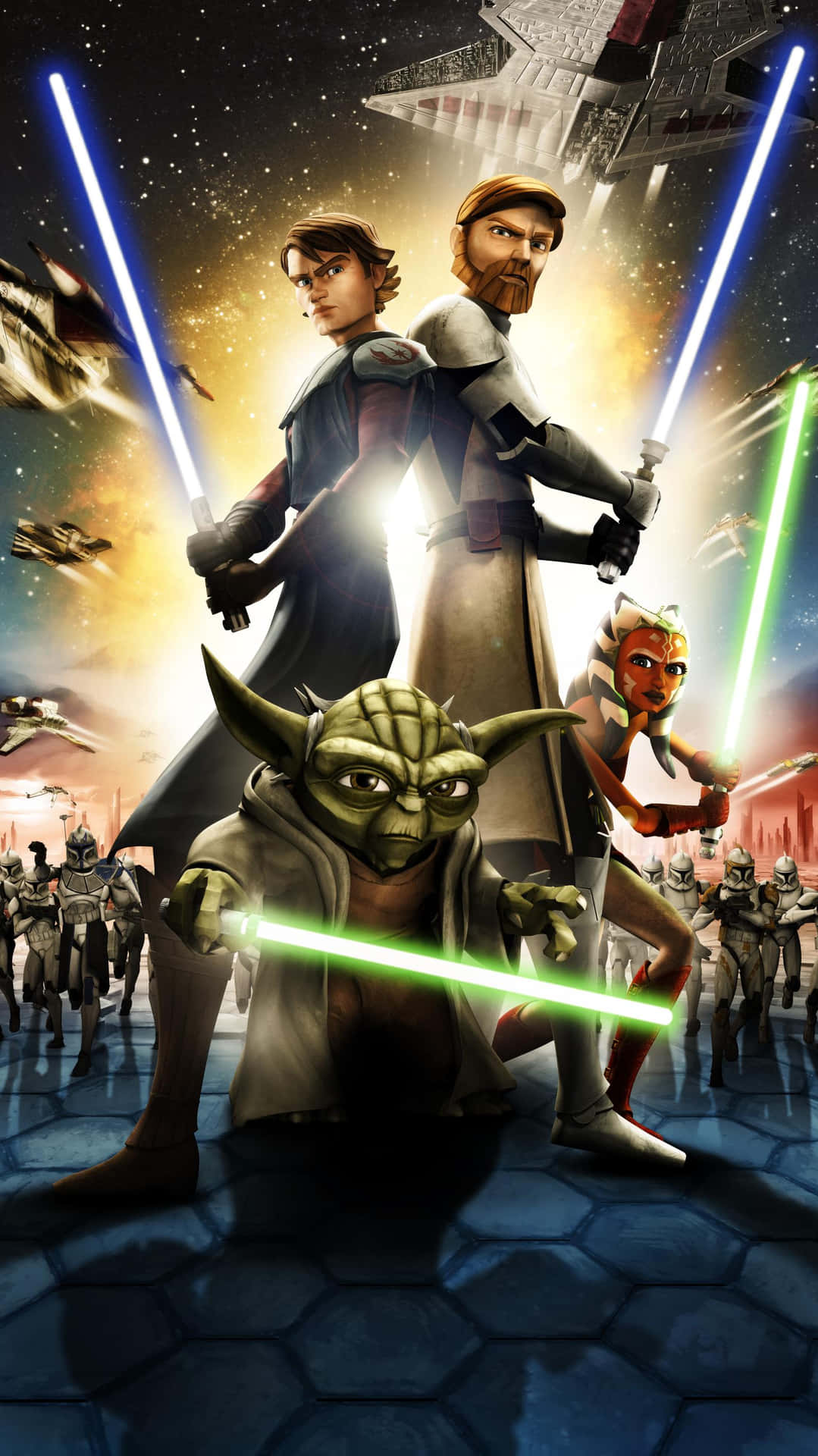 Clone Wars Tv Series Poster Background
