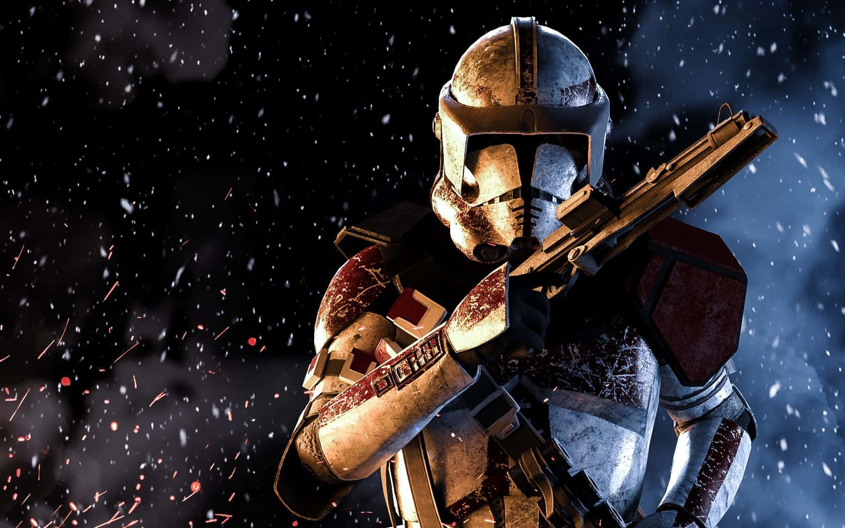Clone Wars Gun Trooper Wallpaper