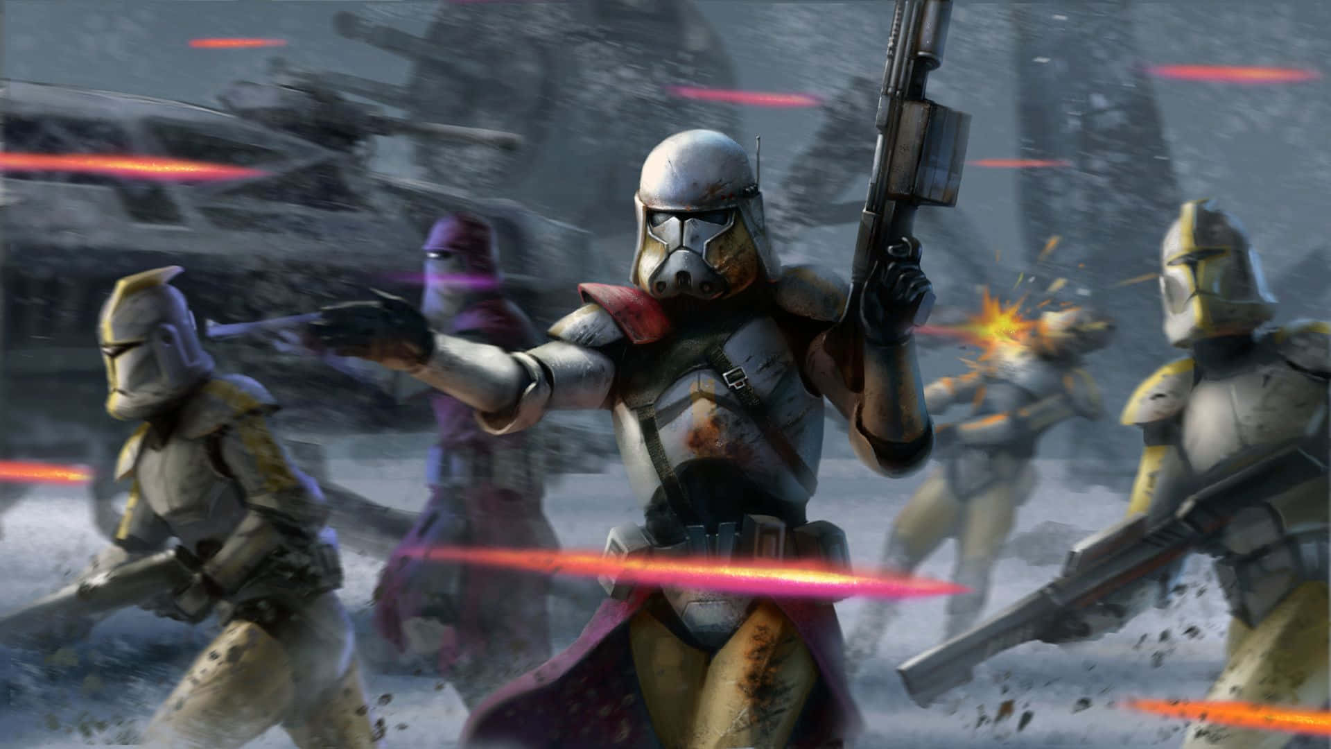 Clone Wars Troopers Wallpaper