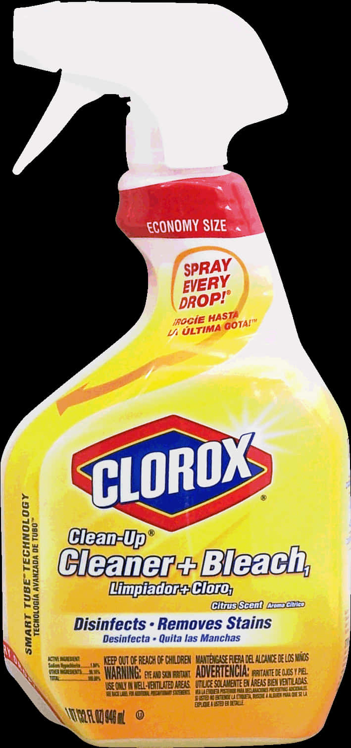 Clorox Clean Up Spray Bottle PNG