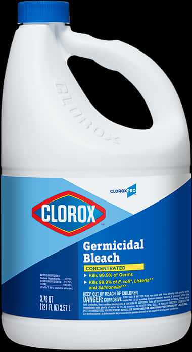 Clorox Germicidal Bleach Bottle PNG