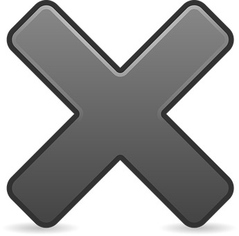 Close Icon Black Background PNG