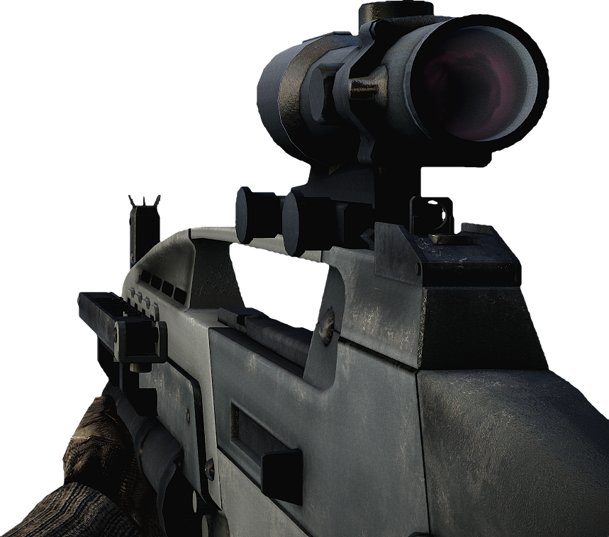 Close Up Assault Rifle Scope PNG