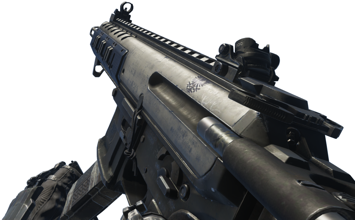 Close Up Assault Rifle Sky Background PNG