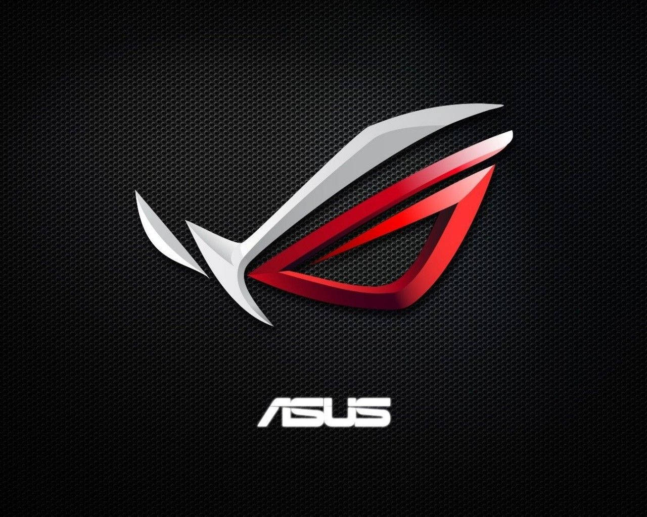 Close-up Asus Rog Logo Background