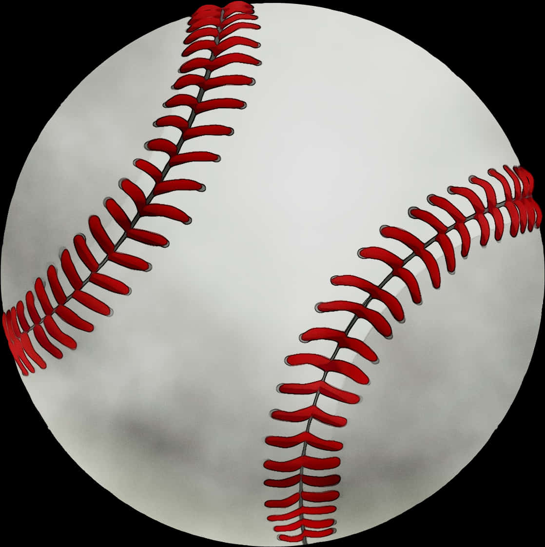 Close Up Baseball Stitching PNG