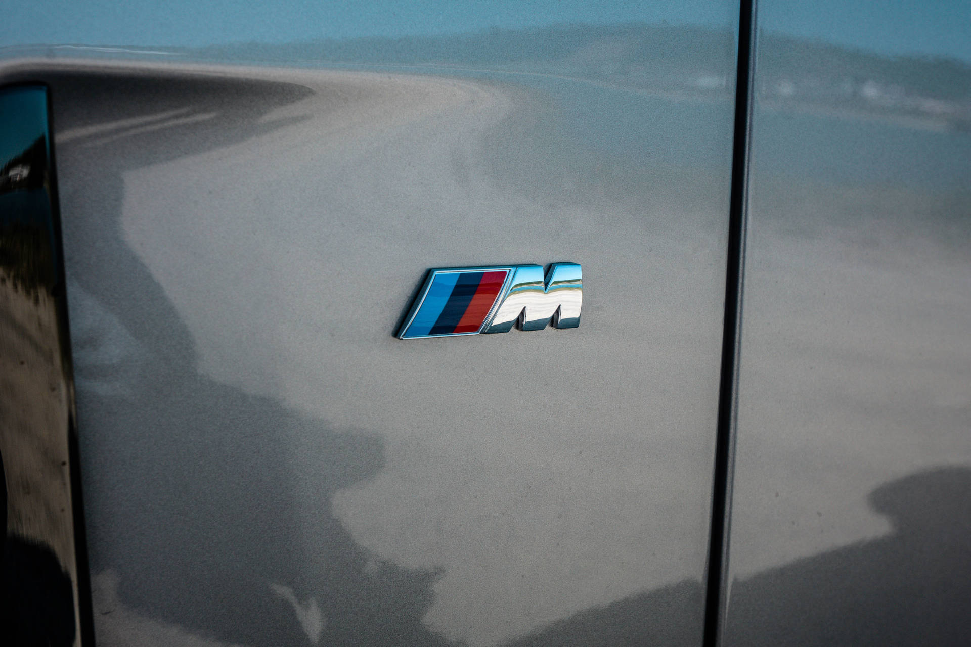 Close-up BMW M3 Logo Emblem Wallpaper