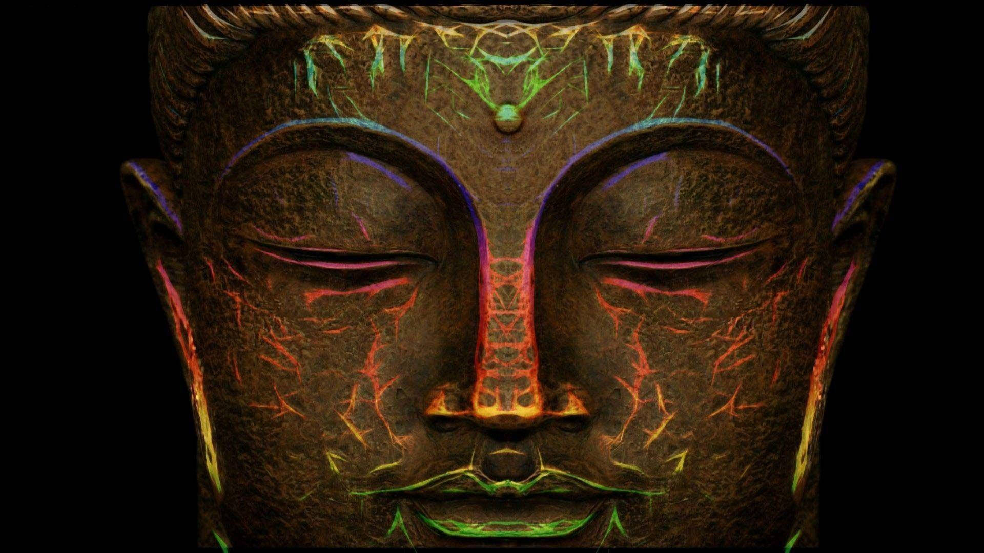 Close-up Buddha God Laptop