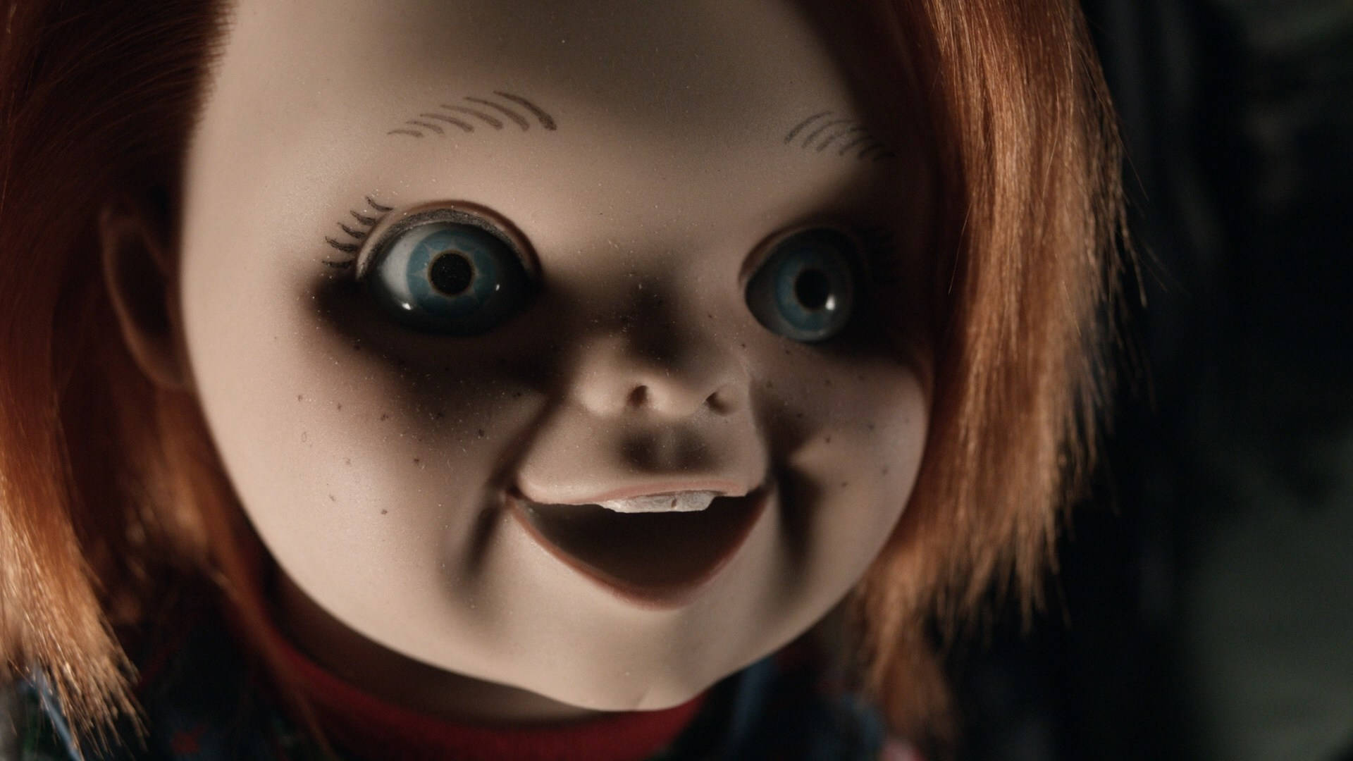 Close-Up Chucky Doll Child's Play Wallpaper