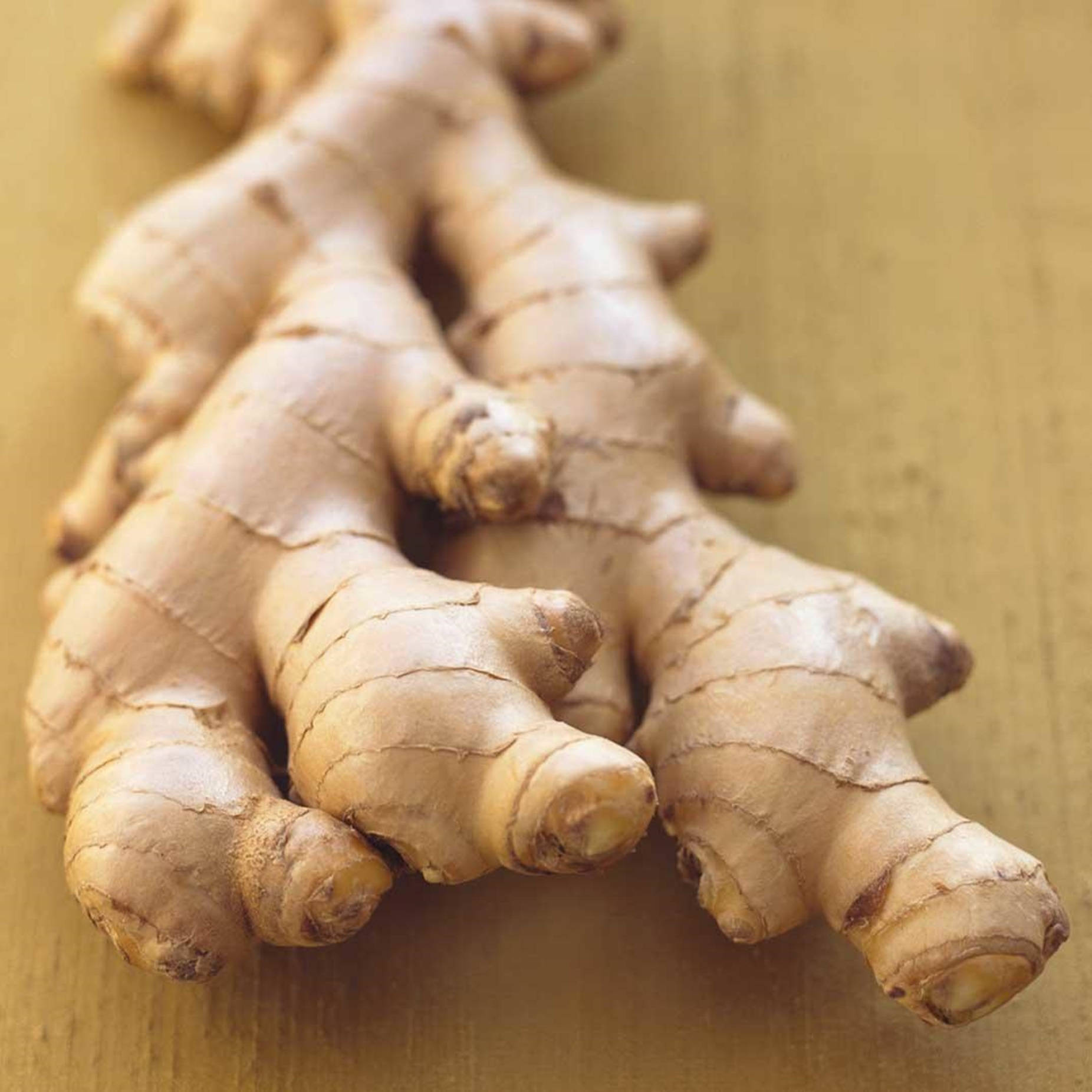 Close Up Dried Ginger Root Vegetable Wallpaper