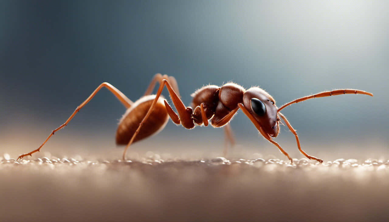 Close Up Fire Ant Wallpaper