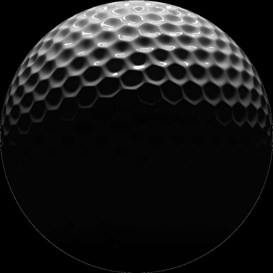 Download Close Up Golf Ball Dimples Black Background.jpg | Wallpapers.com