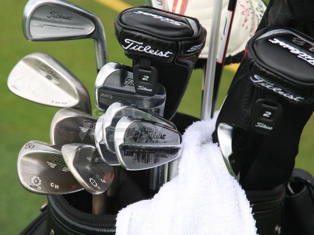 Golfclubs Charley Hoffman En Primer Plano Fondo de pantalla