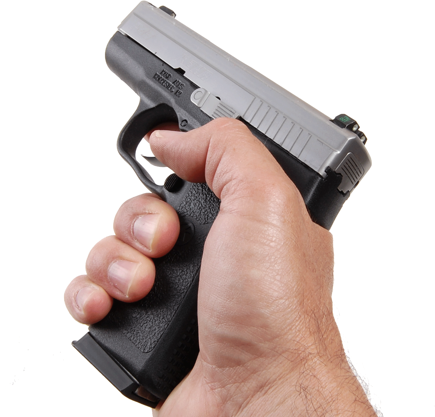 Close Up Hand Gun Pose PNG