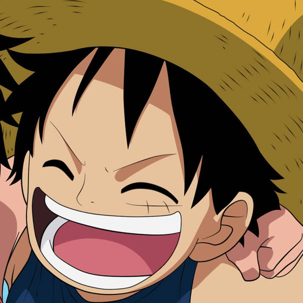 Close Up Jolly Kid One Piece Luffy Pfp Background