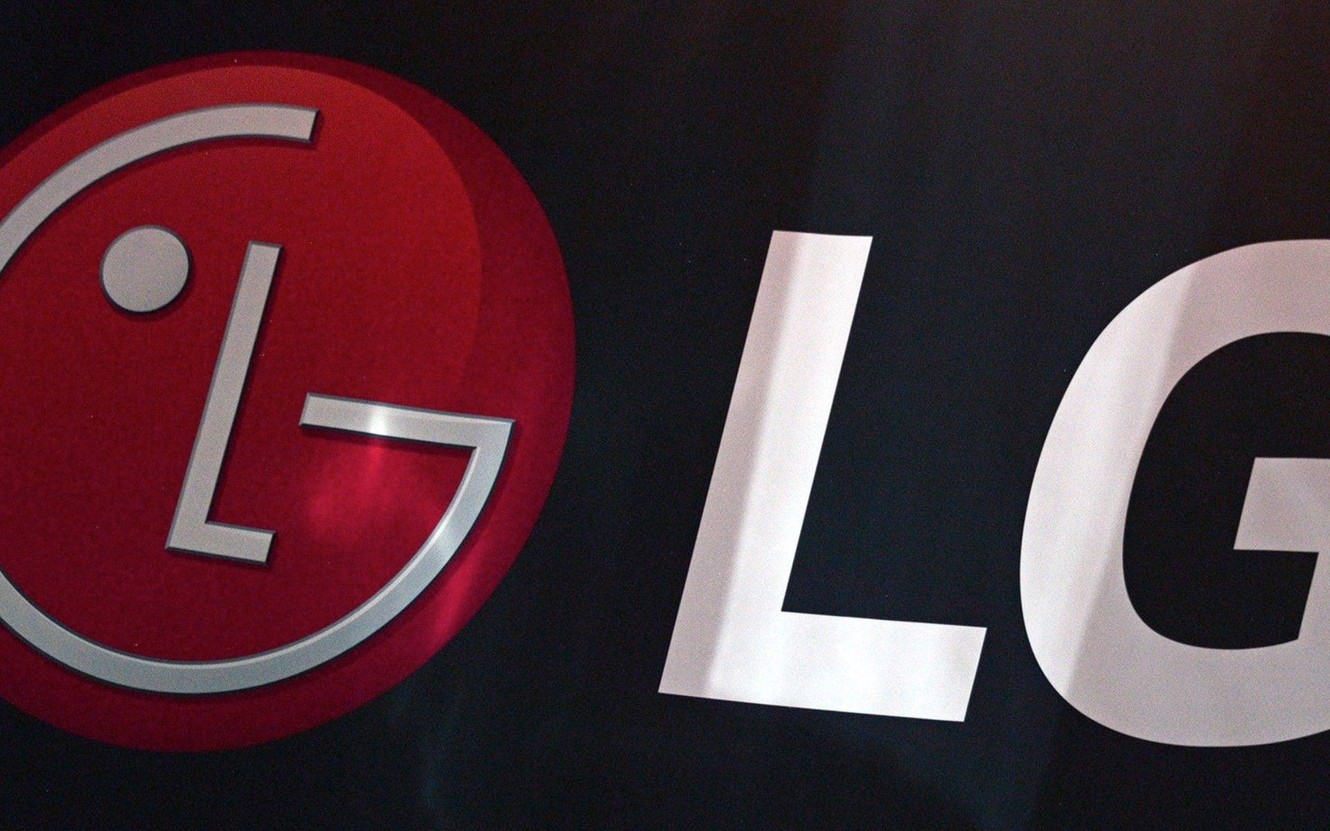 Close-up Image of LG TV Logo Wallpaper