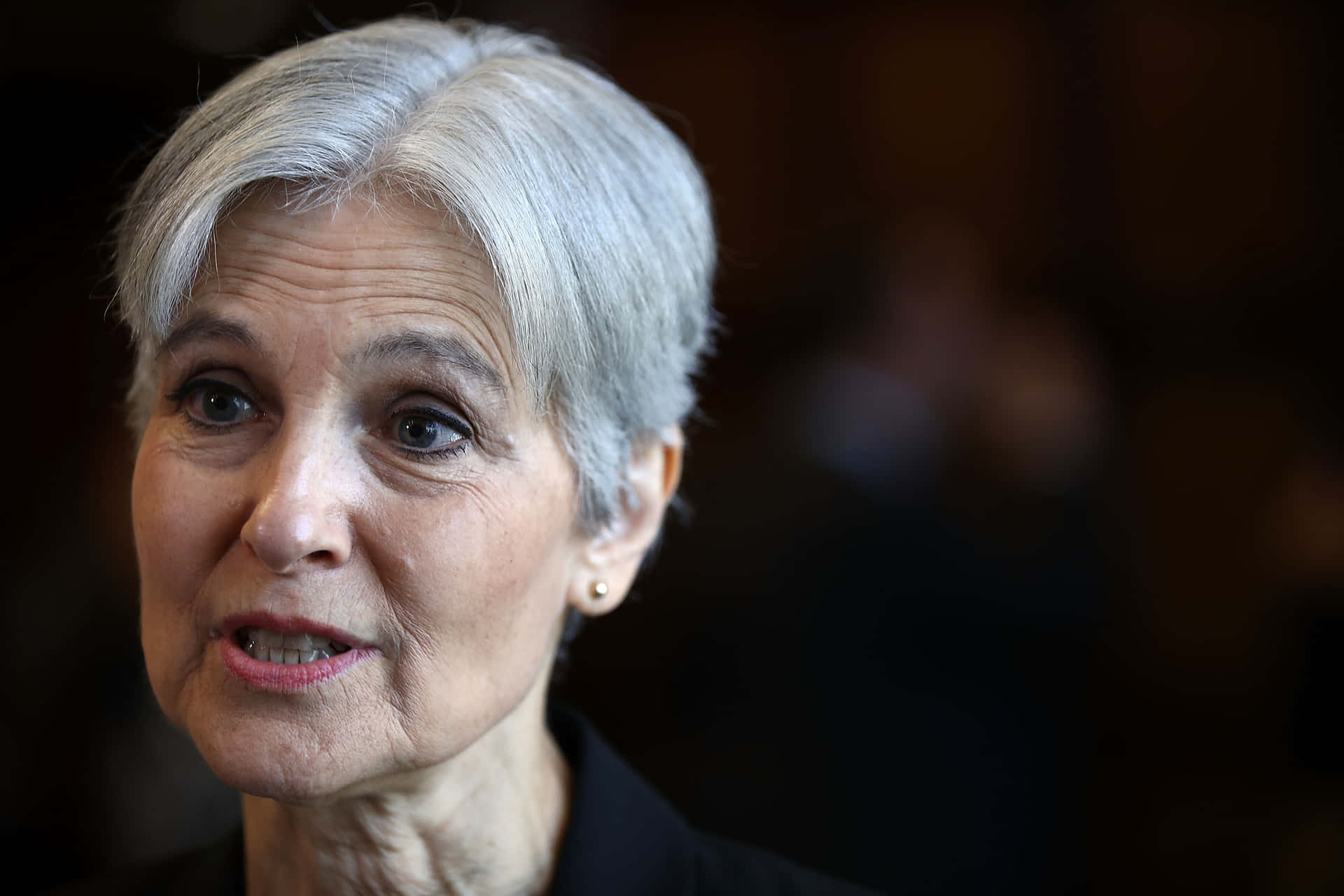 Close Up Look Of Jill Stein Wallpaper