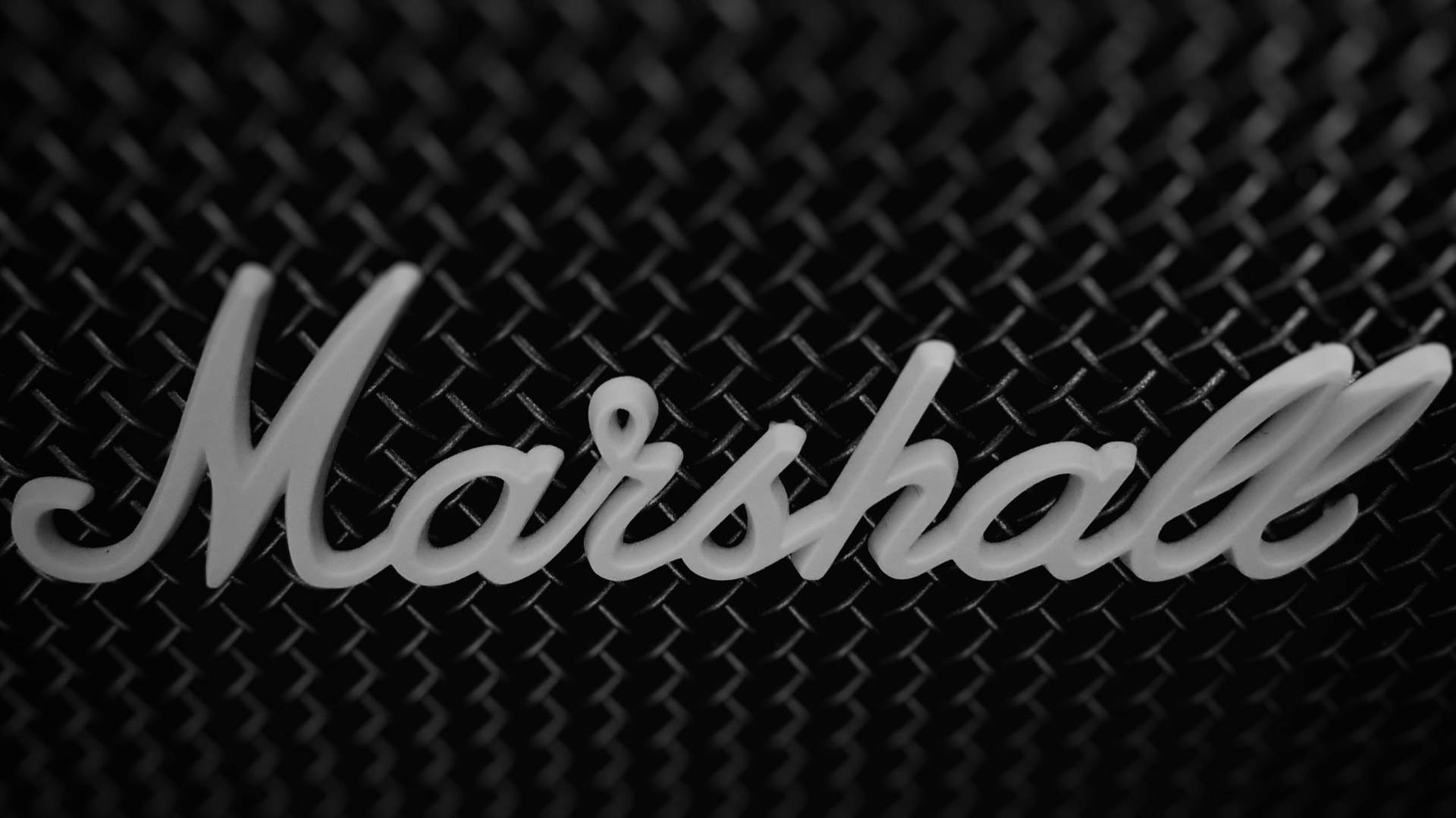 Close-up Marshall Logo Background