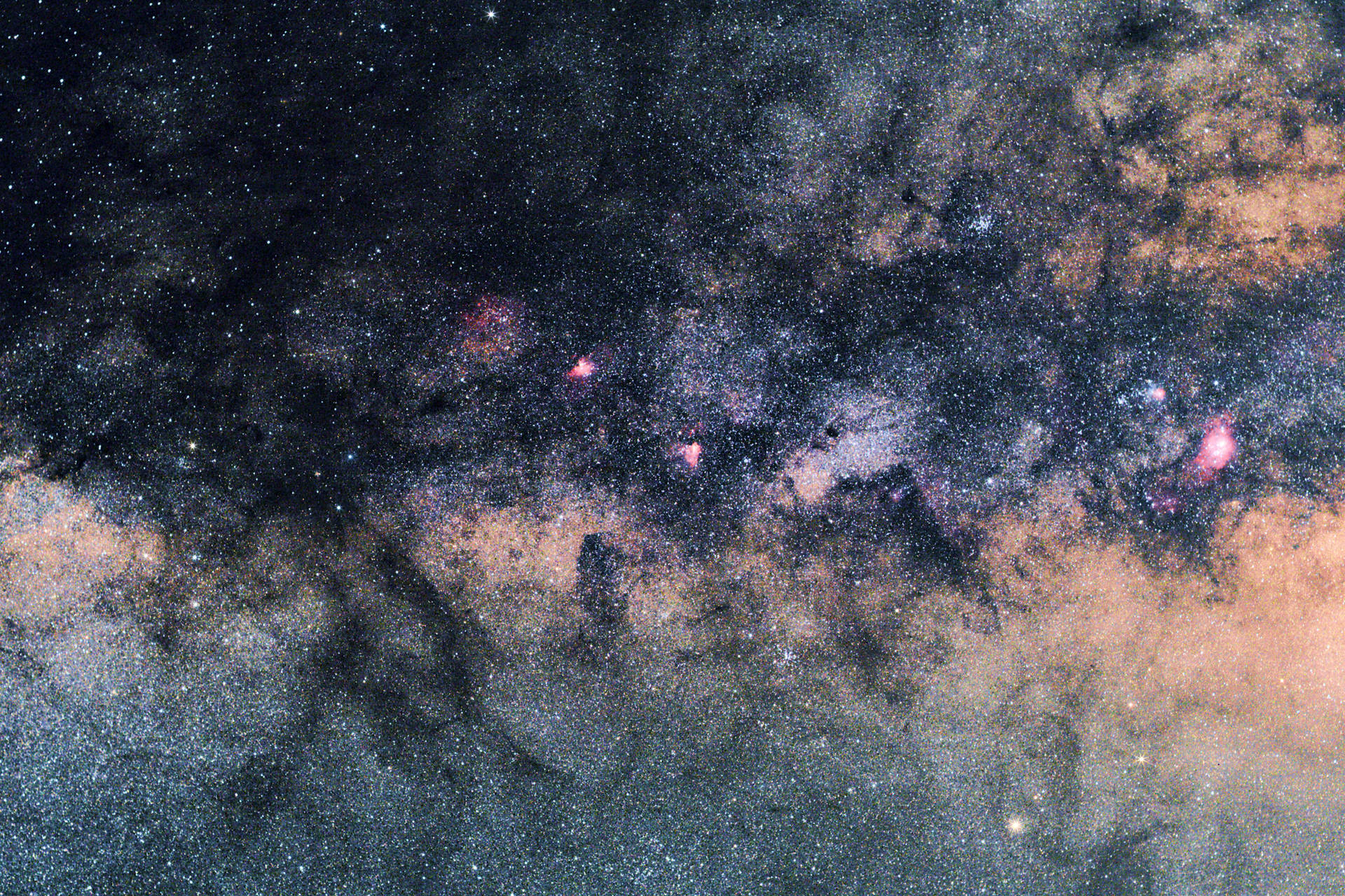 Close-Up Milky Way Universe Wallpaper