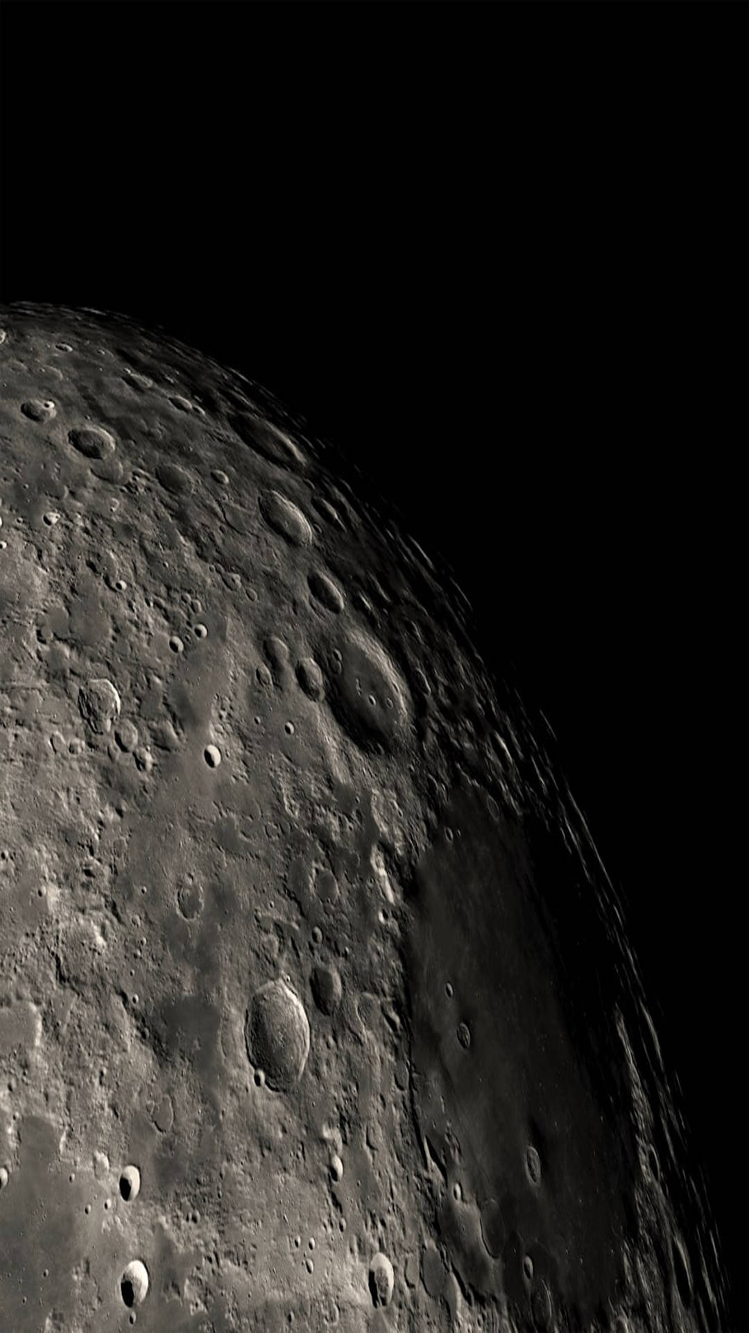 Enfoquecercano De La Luna - Por Defecto De Ios Fondo de pantalla