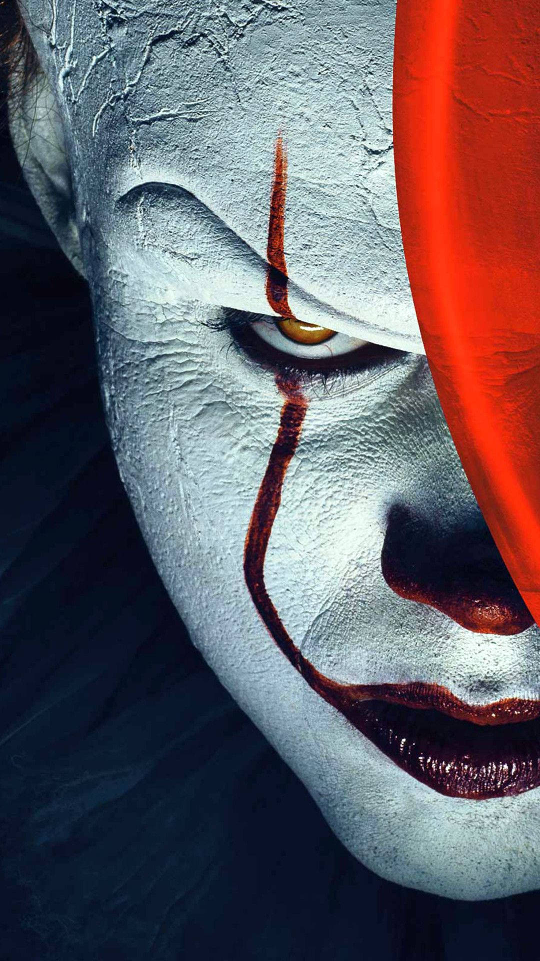 Close-up Pennywise Face Wallpaper