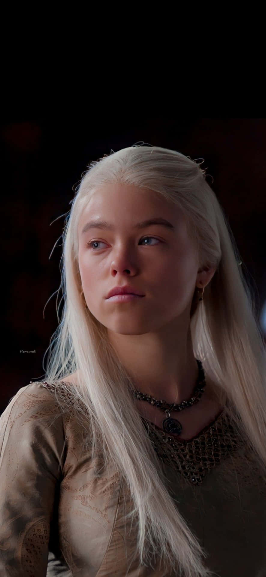 Close-Up Rhaenyra Targaryen Photo Wallpaper
