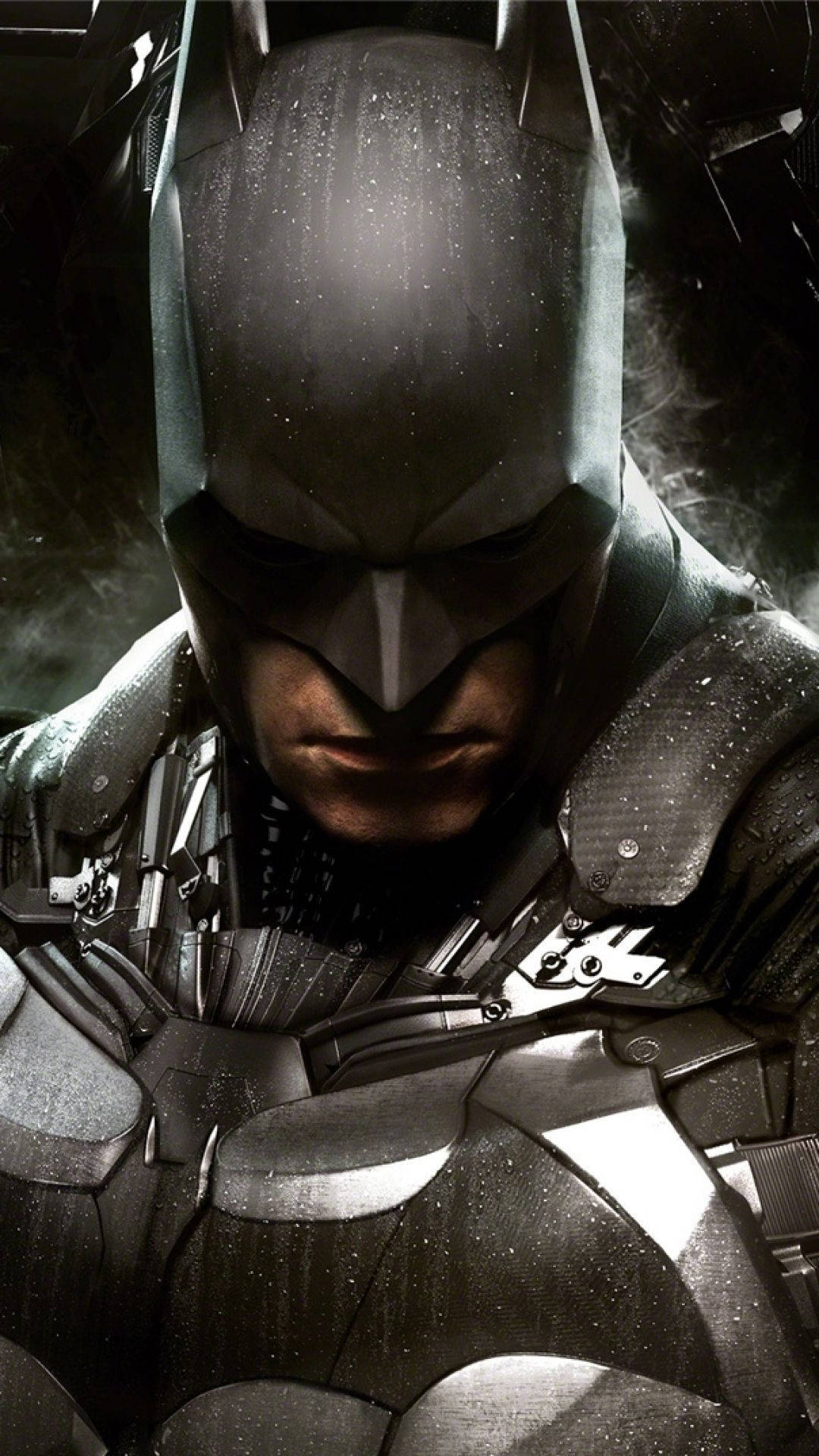 Close-Up Shot Batman Arkham Knight iPhone Wallpaper