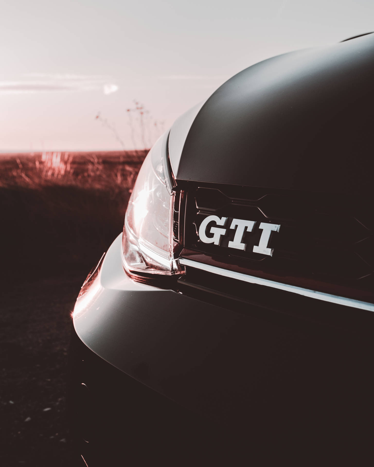 Nærbillede skud Golf GTI Baglygte Wallpaper