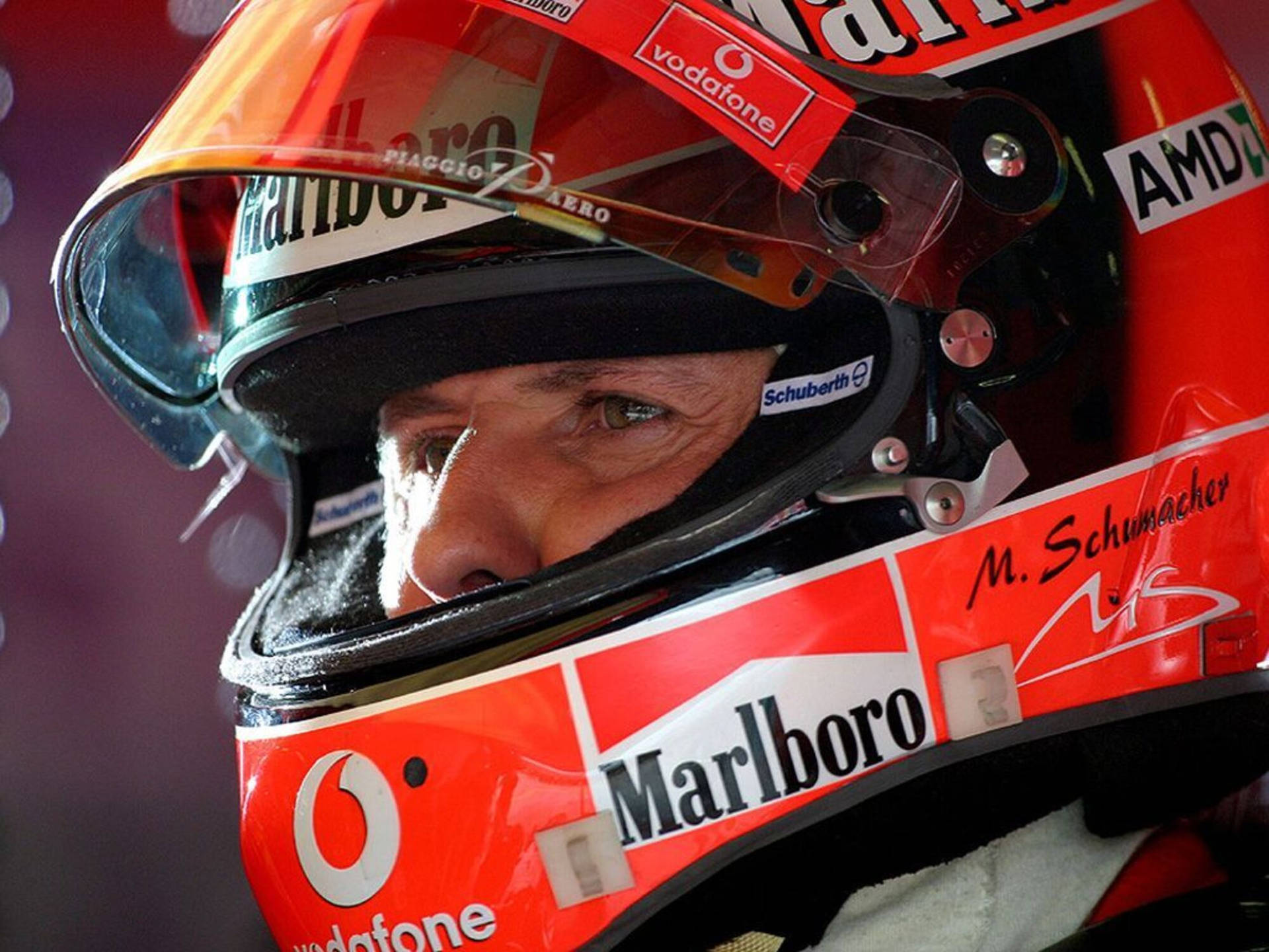 Close-up Shot Michael Schumacher