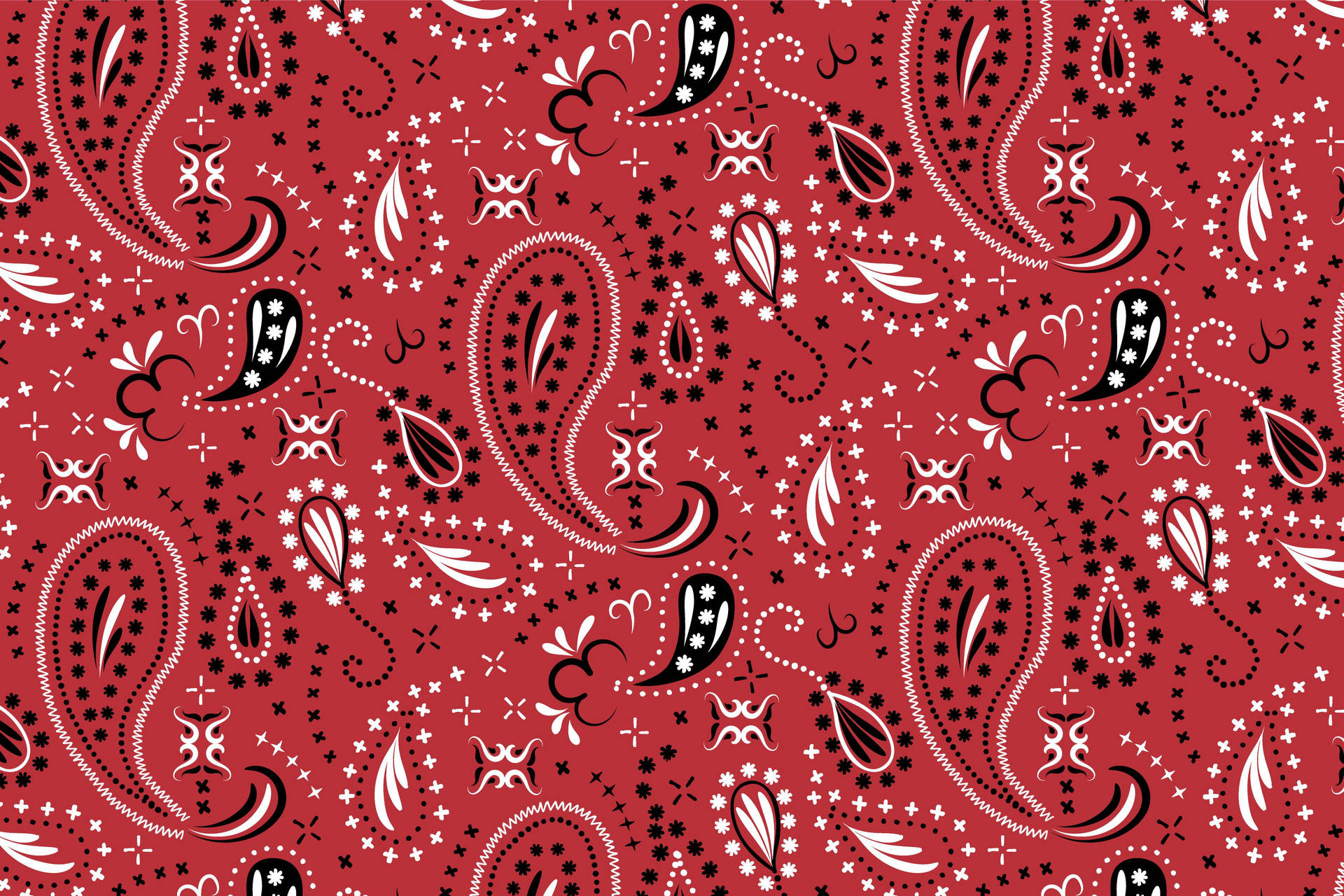Close-up Shot Of A Red Bandana Wallpaper