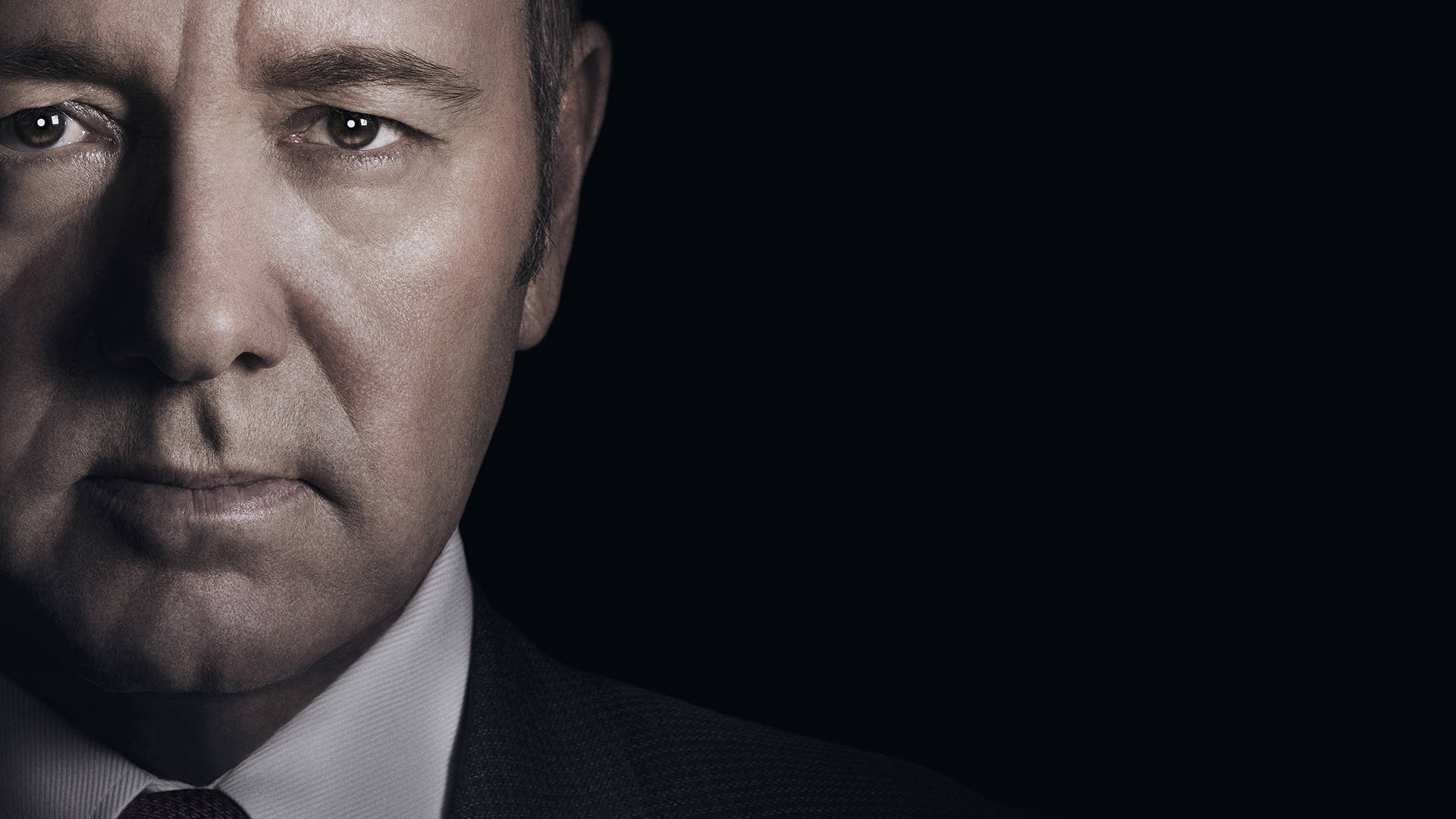 Close Up Shot Of Francis Of House Of Cards Wallpaper