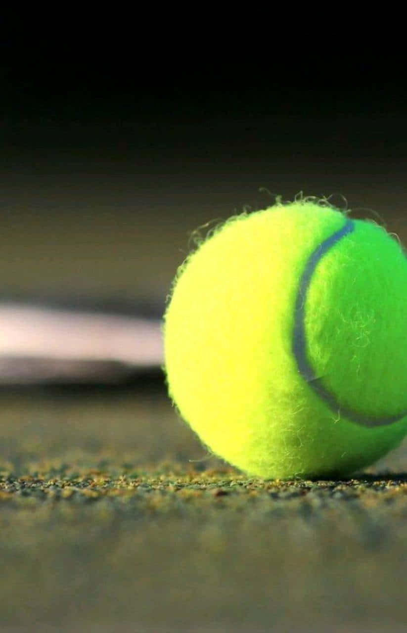 Close Up Tennis Ball Court Surface.jpg Wallpaper