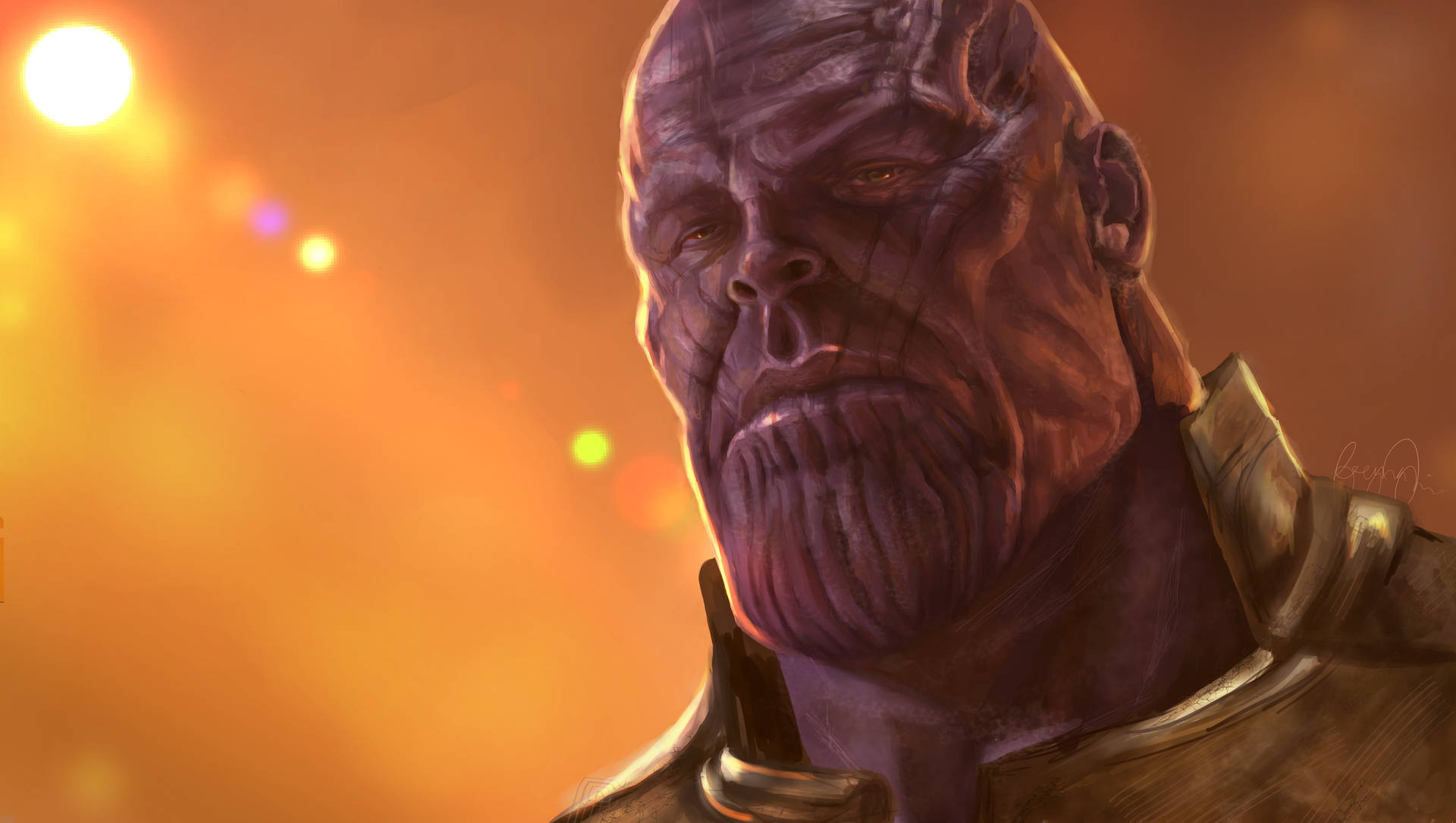 Close-up Thanos Hd Wallpaper