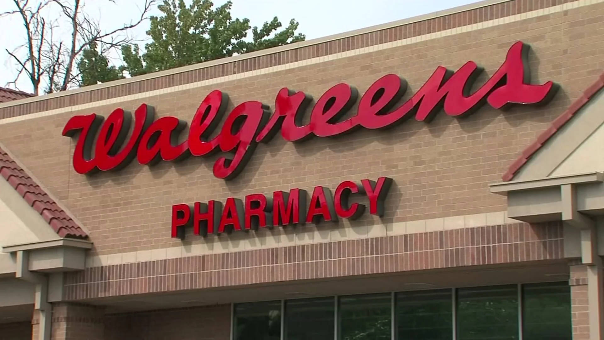 Close-up Walgreens Pharmacy Signage Wallpaper